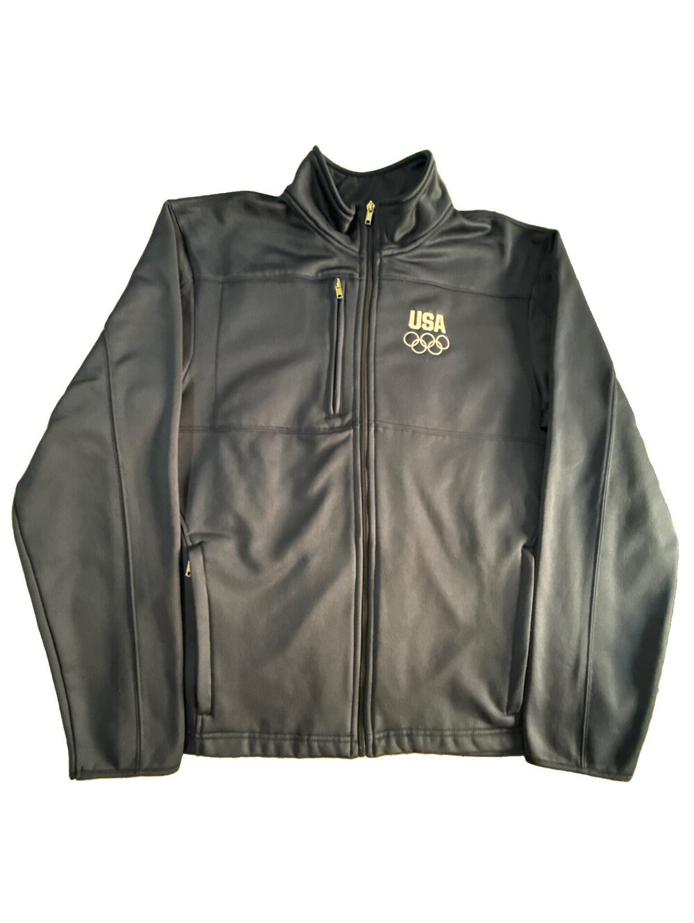 Team USA Olympics - Full Zip Jacket - Size M Made USA